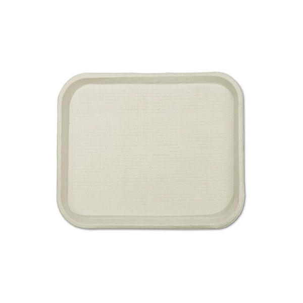 Huhtamaki Chinet, Savaday Molded Fiber Food Trays, 9 X 12 X 1, White, Rectangular 20802 - main